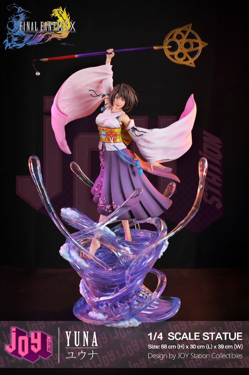 GHarbors's tweet photo. PO Link:https://t.co/XQ6S7GLN8H
Brands: Joy Station Collection
Product: Yuna
Height, Width, Length: 68cm, 39cm, 30cm (1/4)
Est Release Date: Q2 2021
Note:
Product configure: Main body + naked body + cast off real cloth bikini + transparent base + soul effect

#gameharbors #FFX https://t.co/2KNxqXr6ka