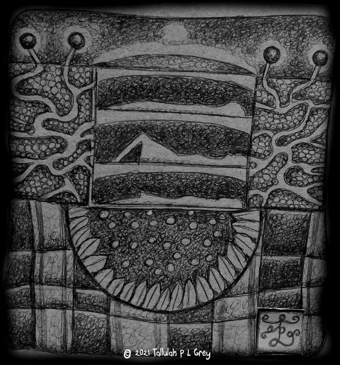 TallulahMacabre's tweet photo. Black Crystal Bic Pen 
Simple daily drawings in my 'Art Journal of self'.  #herbalism #greenwitch #pendrawing, #artjournal #artdiary #bicpenart   #darkart  https://t.co/gVJSUagIy2 https://t.co/0kmZI8Mv6l