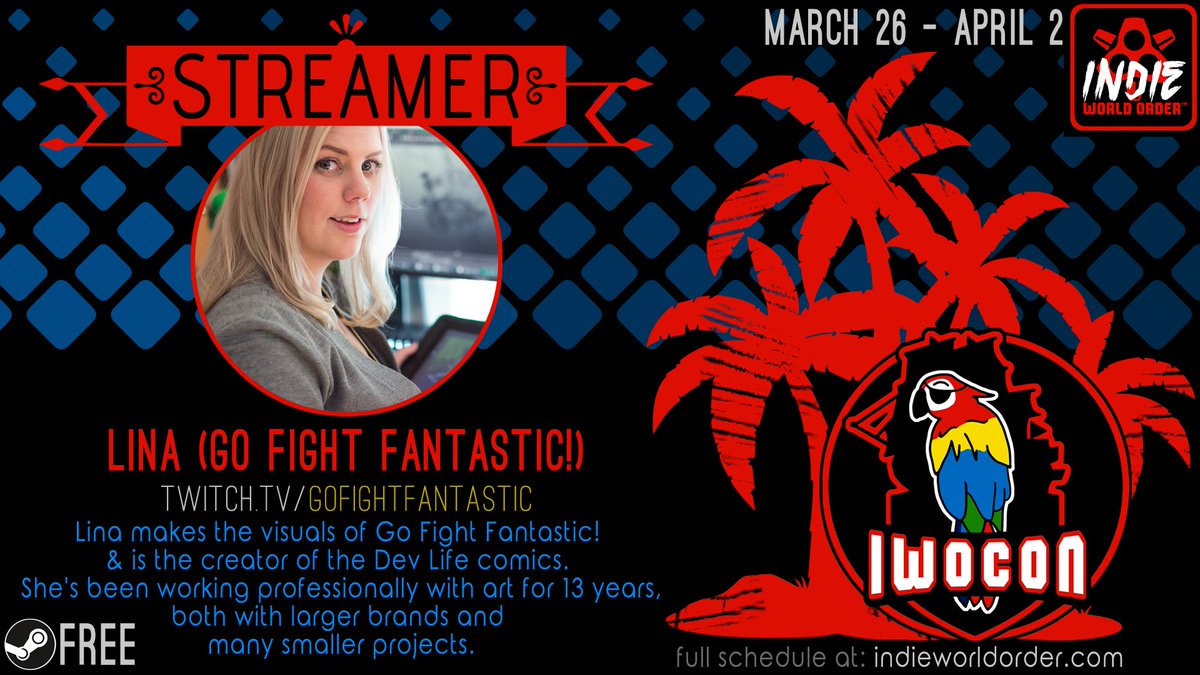 Come hang out &amp; chat with the developers live of the #IWOCon game - Go Fight Fantastic!

twitch.tv/gofightfantast…

@GoFightGame | #indiegame #stream #twitch #gamedev