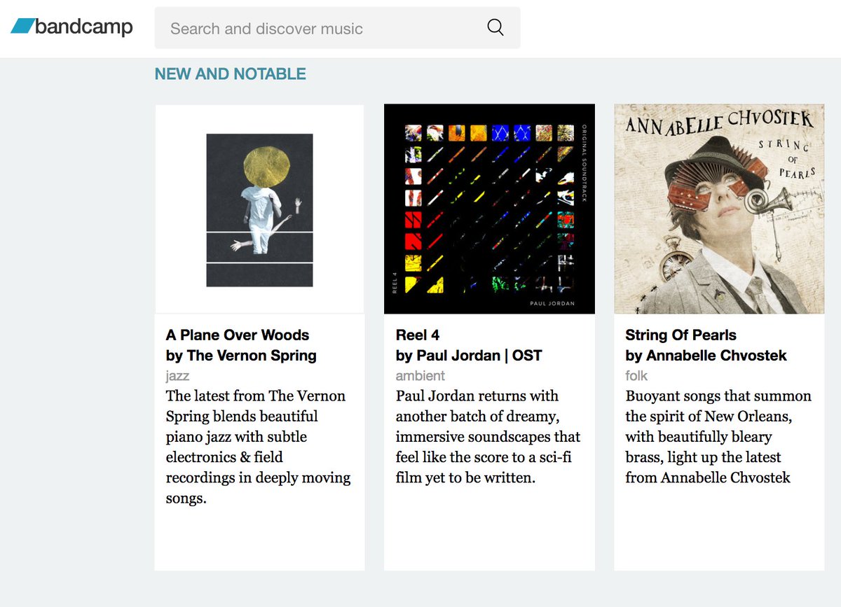 AnnabelleMusic's tweet photo. Thank you Bandcamp! A feature in ‘New and Notable’!
"Buoyant songs that summon the spirit of New Orleans, with beautifully bleary brass, light up the latest from Annabelle Chvostek." - @bandcamp
https://t.co/6nKfN3rxAf
#bandcampmusic #monomix #newandnotable #stringofpearls https://t.co/aAlIryvojX