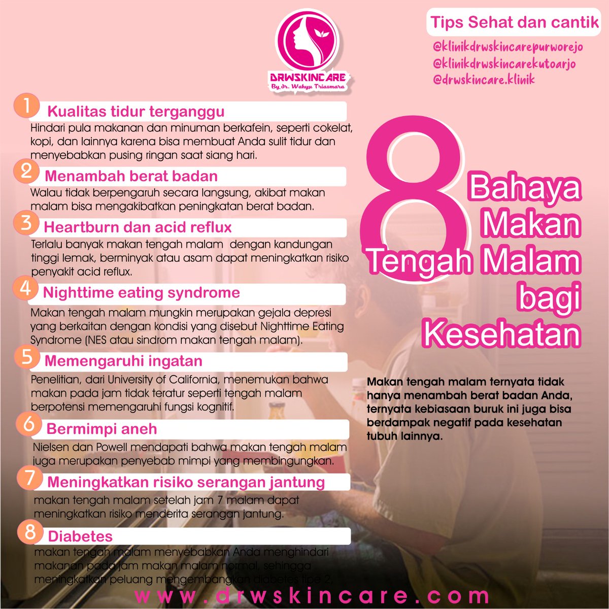 EfiHumayra's tweet photo. "Dapatkan kulit sehat &amp; terawat bebas flek hitam &amp; jerawat bersama DrW Skincare Indonesia" #drwskincare #drwskincareindonesia #cintadrwskincare #drwskincarejuara
Link website👇
https://t.co/e9YQn5z64y 
Link whatsapp👇
https://t.co/cjzfAaTTbR
#bisnisonline
#bisnishalal
#NOMLM https://t.co/bGwHiVy0Lr