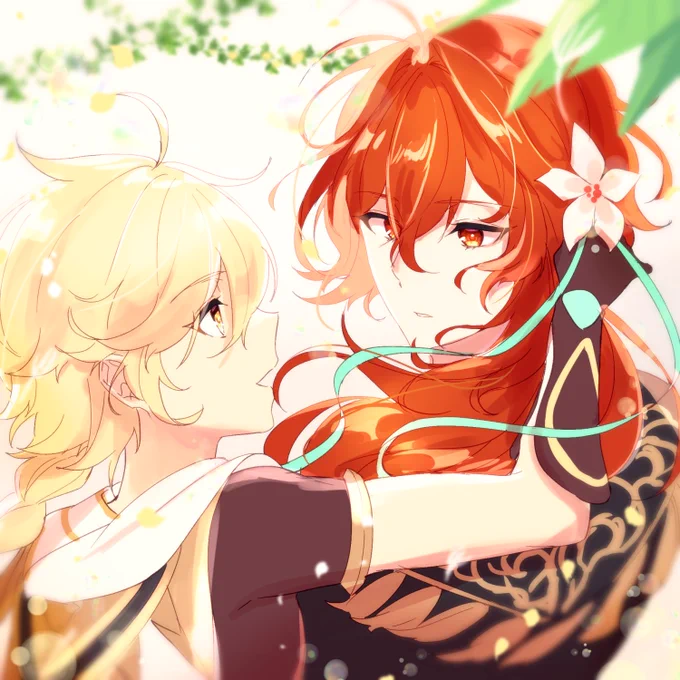 空ディル☀️🔥 お題:風花祭/花
@travellerxall1h
#旅人攻ワンドロライ 
