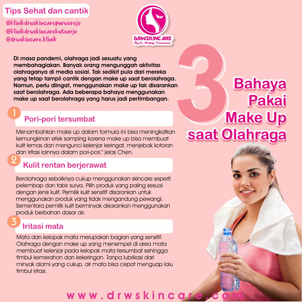 EfiHumayra's tweet photo. "Dapatkan kulit sehat &amp; terawat bebas flek hitam &amp; jerawat bersama DrW Skincare Indonesia" #drwskincare #drwskincareindonesia #cintadrwskincare #drwskincarejuara
Link website👇
https://t.co/e9YQn5z64y 
Link whatsapp👇
https://t.co/cjzfAaTTbR
#bisnisonline
#bisnishalal
#NOMLM https://t.co/p15Os0QlSh