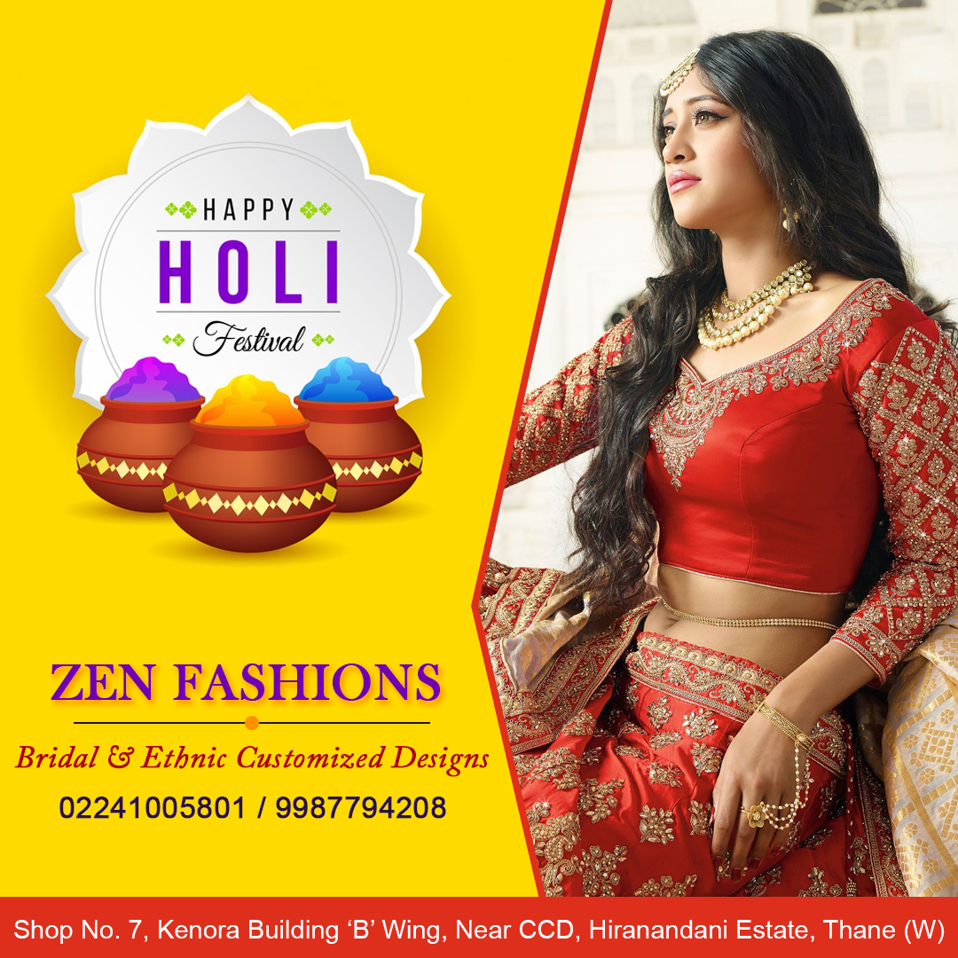 zenfashions1's tweet photo. We stitch the best colours to suit you this holi | Zen Boutique | Thane
.
HAPPY HOLI
.
Shop Now :
https://t.co/P50vFXPkYJ
#zenfashions #bridalwear #fashiondesigner #Thane #HappyHoli https://t.co/N2wXCOmB7X