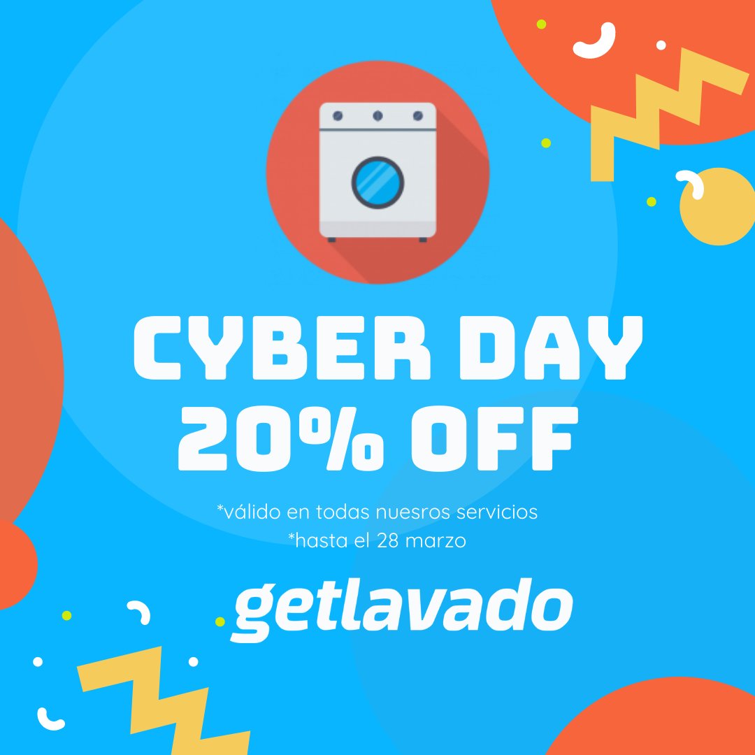 getlavado's tweet photo. Aprovecha el #CYBERDAY de #GetLavado ya!!! https://t.co/Pqtb5TmvPO https://t.co/emeFCilAc9