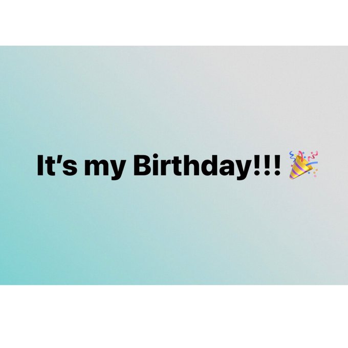 It's my #Birthday! #PasonActress https://t.co/LYAdUVhdZK https://t.co/IgztJtVLHG<a href="/tag/birthday"class="tags">#Birthday</a><a href="/tag/pasonactress"class="tags">#PasonActress</a>