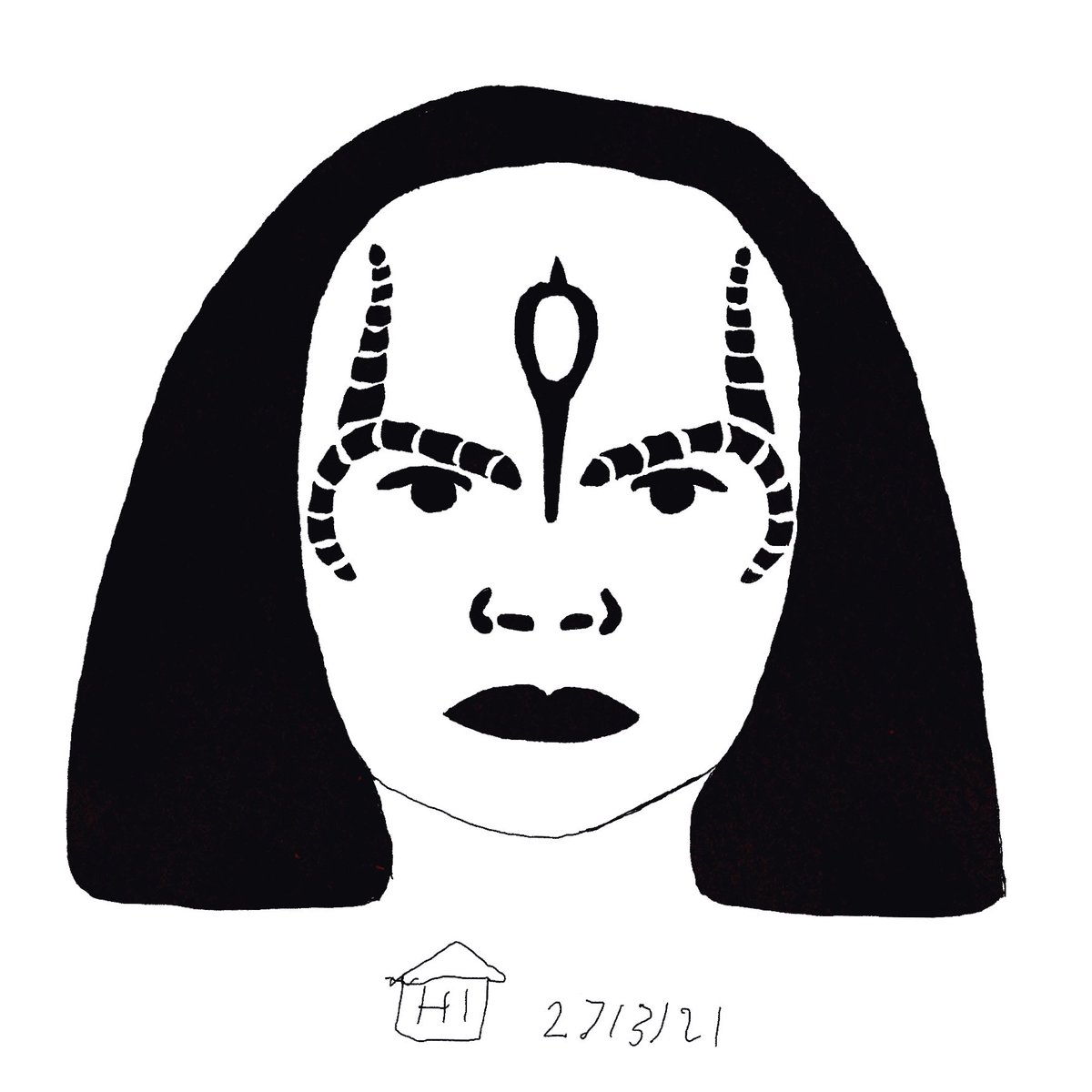 rebootingme's tweet photo. #DailyDrawingForMarch Day 27 was tracing and playing in Procreate, but who is it? https://t.co/zPeVxTQS6v