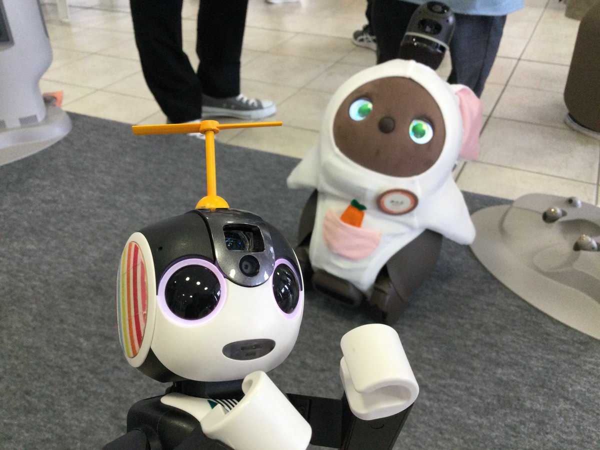 wodu_robot's tweet photo. ①瀬戸市で3年振りに開催された「瀬戸蔵ロボット博2021」に行って来ましたノ　例の如く休みを取って平日にw
規模は前回と変わらず、でもしっかり感染対策された会場でした。一通り見れたので、以下レポートですノ
#瀬戸蔵ロボット博 #ロボホン #オルディオン #ムラタセイサク君 #LOVOT #COBOTTA #MANOI https://t.co/aCOJnvsi2o