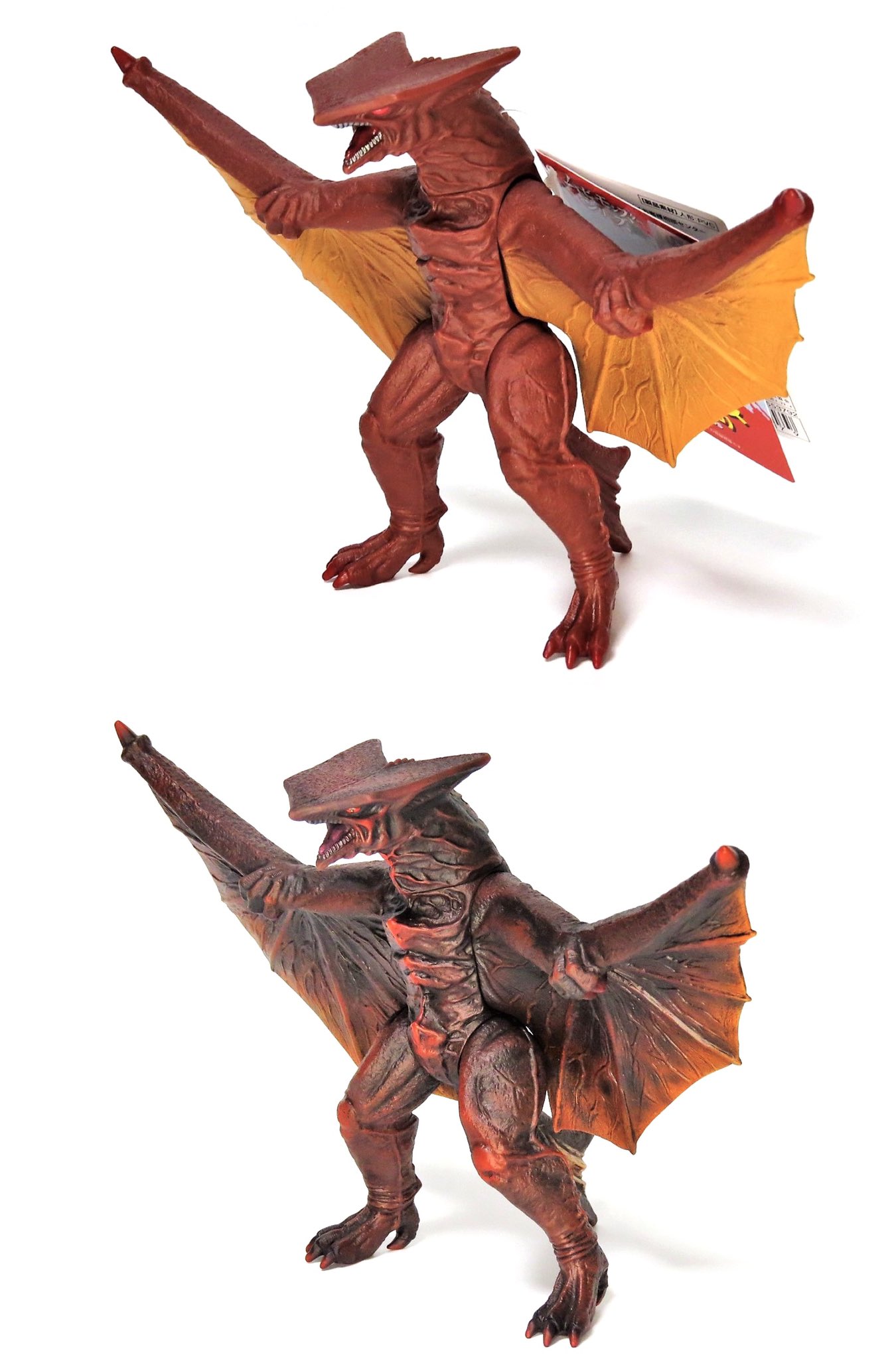 怪獣ソフビ　ギャオス　リペイント完成品 Yahoo!オークション - リペイント 完成品 ギャオス 大怪獣空中
