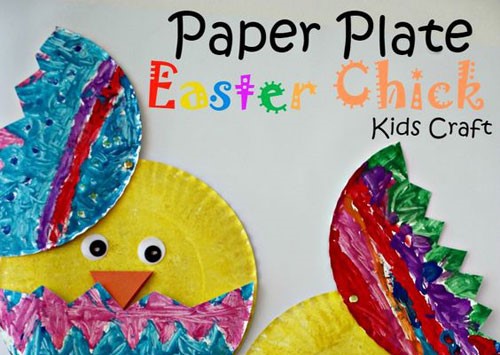 SLCMKids's tweet photo. These paper plate Easter chicks hatching from their eggs are the perfect colorful Easter craft that kids will love to make and play with. Here https://t.co/hkDVv5BtMp https://t.co/Qs11jxqegd