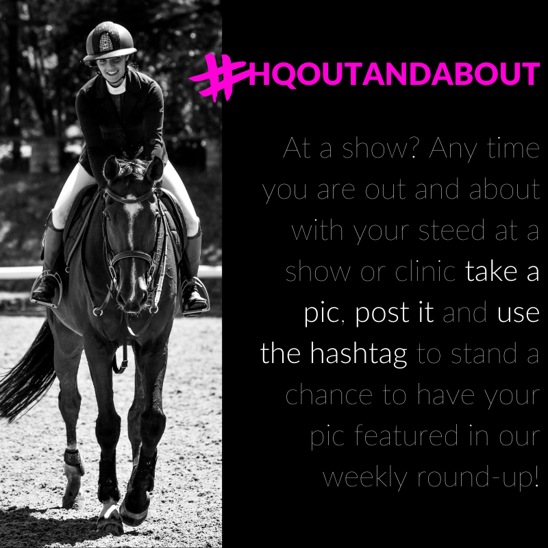 MagazineHq's tweet photo. #HQOUTANDABOUT
If you are out and about at a show or clinic, we want to see you pics! 📸
Take a pic and share it on social with the hashtag #hqoutandabout to stand a chance to feature in our weekly round-up 🙌 ! 
📸  Merlynn Trichardt Photography - Shari Michaelis and Cupi 💜 https://t.co/DGgYciFFdL
