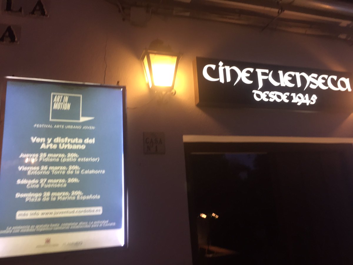 alas6enlaplaya's tweet photo. Seguimos en ruta con el Festival de Arte Urbano #ArtinMotion. Hoy a las 20h en el Cine Fuenseca puedes disfrutar de la creatividad local. Entrada gratuita hasta completar aforo. https://t.co/be15d3MDKE