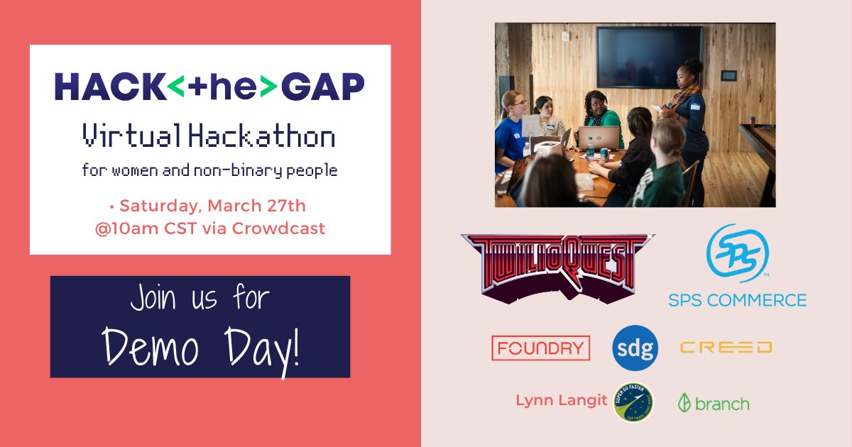 HackTheGap's tweet image. ☕️ Coffe. Check!
🥯 Bagel. Check!
💻 Laptop. Check!

Logging on to the 2021 #virtual #hackathon with @hackthegap! Are you ready to see the demo day projects? Join now on crowdcast!

crowdcast.io/e/hackthegap