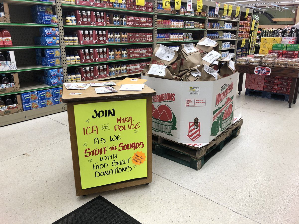 mtkapd's tweet photo. #StuffTheSquad for @ICAFoodShelf today @cubfoods MTKA 7/101 until 3pm. Share and stop by to donate. https://t.co/98y3MeAx4H