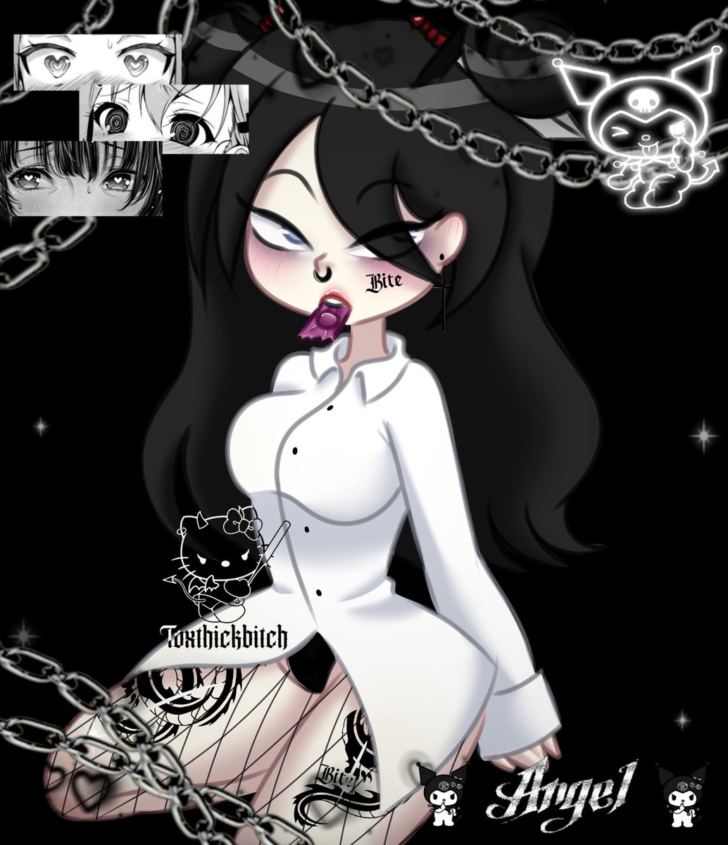 toxthickbitch's tweet image. Slight nsfw? (&quot; 💉

#digitalart #kinky