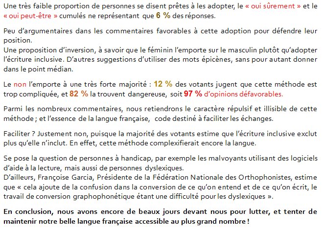 editodimo's tweet image. #SONDAGE #POLYCULT
#editodimo

Mon analyse du sondage sur l’#ecritureinclusive 

Merci à tous d’avoir participé. 🙏🏻

Les conclusions : 😉