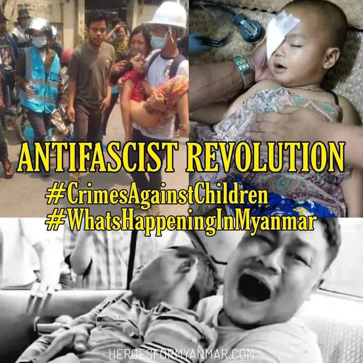 KayLucille1's tweet photo. Myanmar Junta's SAC even killing innocent children and under-aged kid. We are losing our future stars for country almost everyday. No word to describe the inhumanity of myanmar military terrorists!

ANTIFASCIST REVOLUTION

#CrimesAgainstChildren #WhatsHappeningInMyanmar https://t.co/7kGmQLLf3M