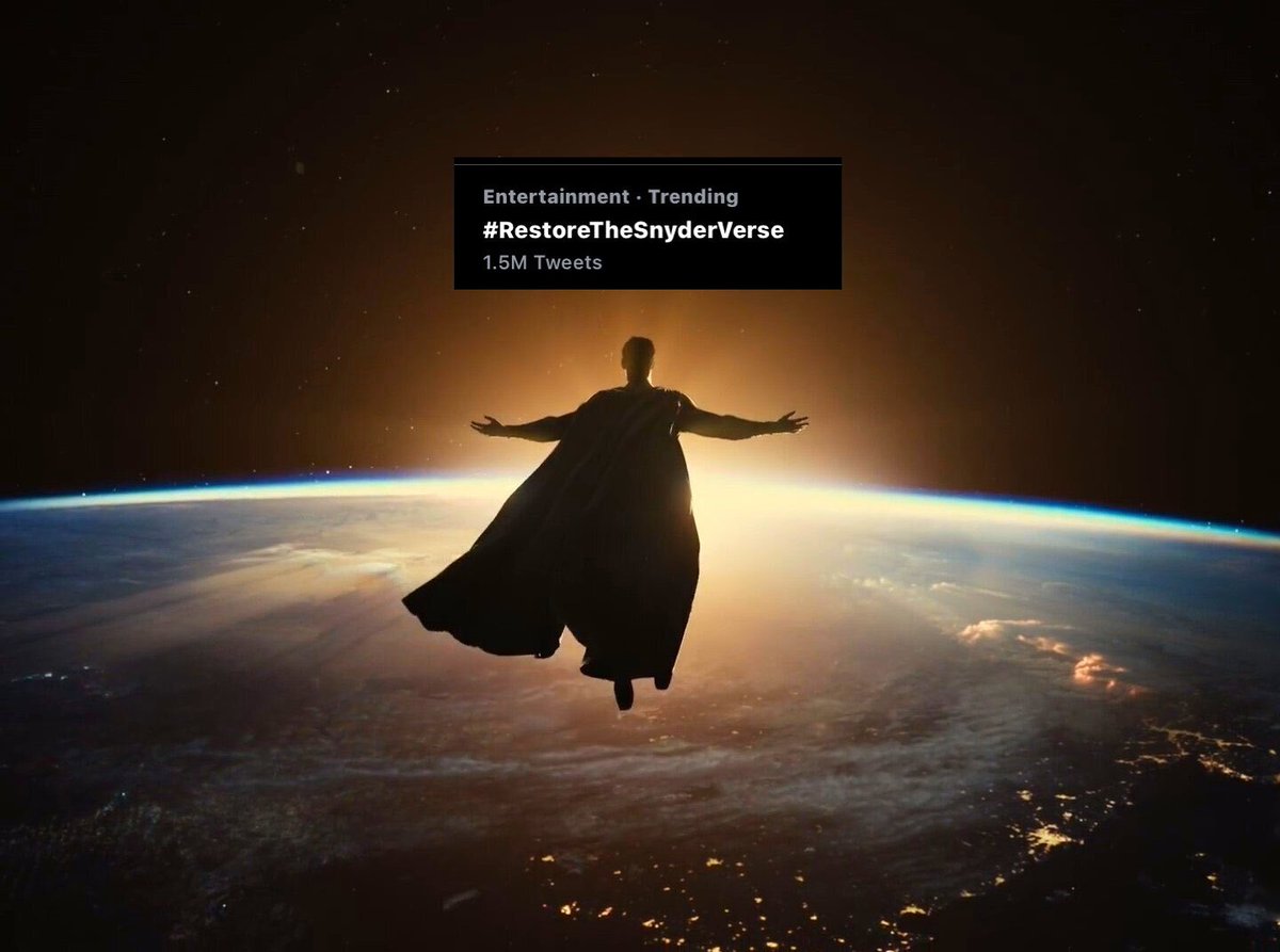 #RestoreTheSnyderVerse