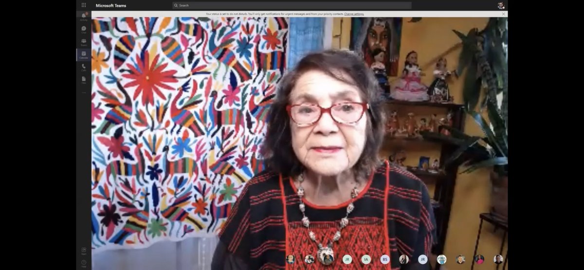 Excited to be able to hear the inspiring words of a powerful Hispanic Female and fellow ΚΔΧ sister 💁🏽‍♀️ Sra. Dolores Huerta! Por supuesto... Si se puede!  <a href="/HoustonISD/">Houston ISD</a> #ThePowerOfYourVoice