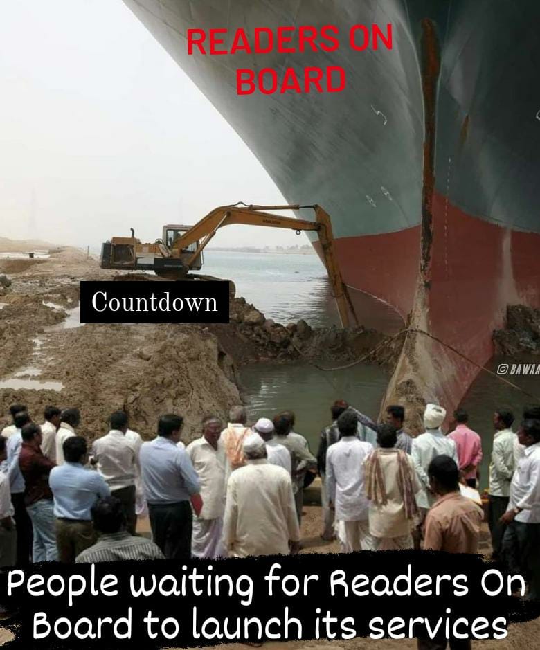 Readers_OnBoard's tweet photo. #ComingSoon  credit:@ArnavGodha 
.

#SuezBLOCKED #readerscommunity #books #SuezCrisis #BookBoost #bookclub #readersonboard #booklovers #bookworms https://t.co/r9DPr0Bi0O
