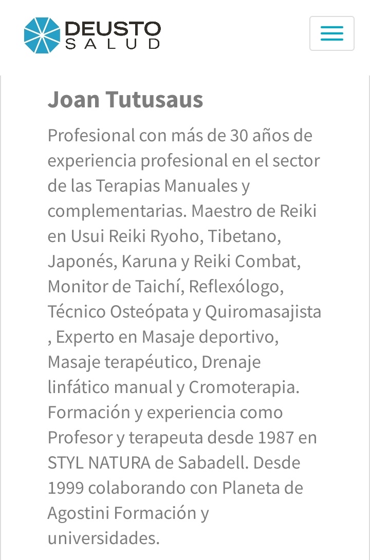 OFFICIALMAYE010's tweet photo. Difusión de pseudoterapias con apariencia de rigor académico. Todo falso... pero con el amparo de @Grupo_Planeta_: #reiki, flores de Bach, PNL... es lo que ofrece @deustoformacion, engañando a la gente al usar un nombre asociado a @deusto (y no hay relación)
#StopPseudociencias https://t.co/jNzt2IImSd