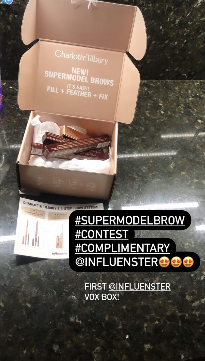 Just joined <a href="/Influenster/">Influenster</a> and received my first free sample of <a href="/CTilburyMakeup/">Charlotte Tilbury Beauty</a>! Love their new Legendary Brows!
