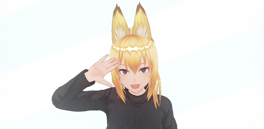 #見た人も無言で狐娘貼れ 