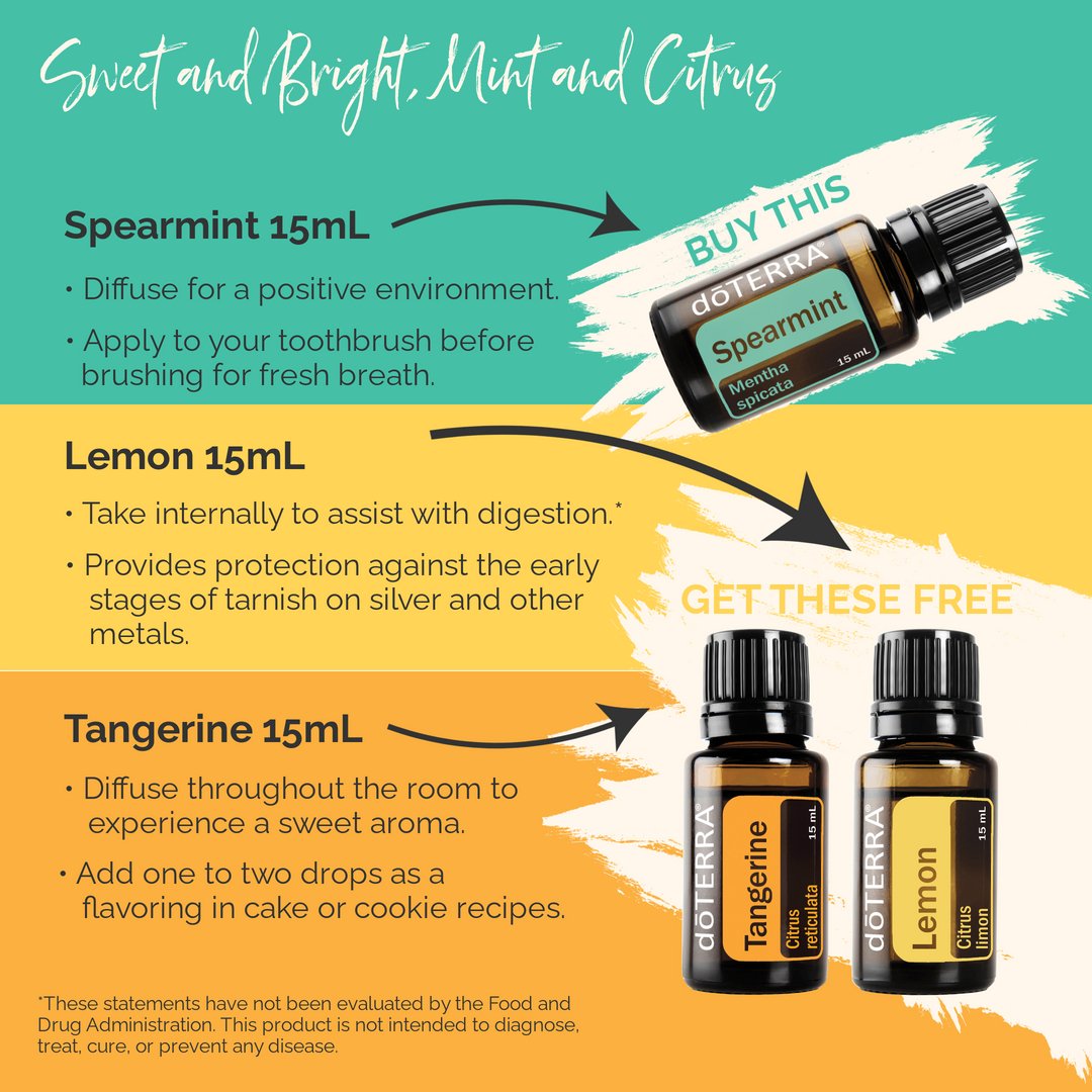 CountryDoc1993's tweet photo. March 27th only, when you buy Spearmint, you’ll get Lemon and Tangerine for free while supplies last! https://t.co/VcjlUi2mn6