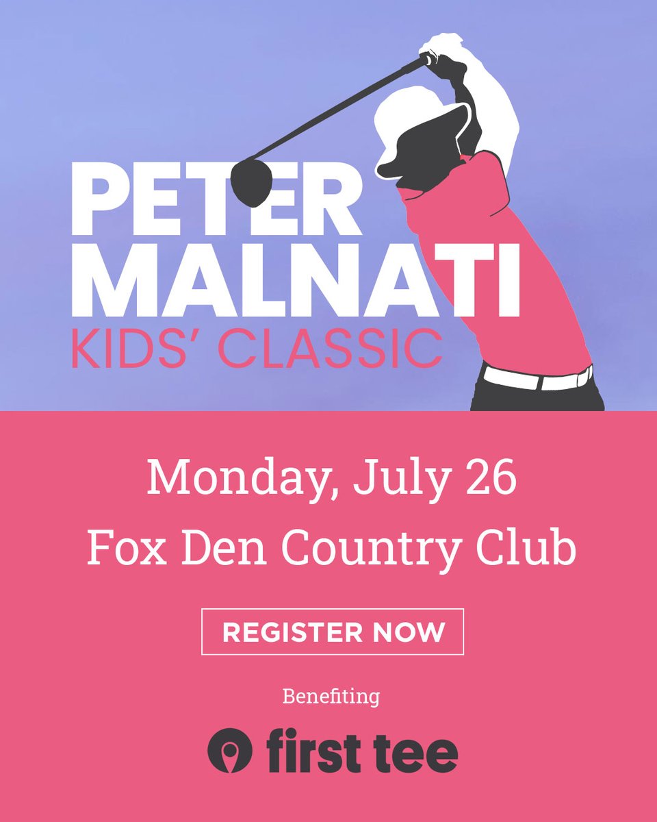 You don't want to miss this event! Go to petermalnatikidsclassic.com for more information!