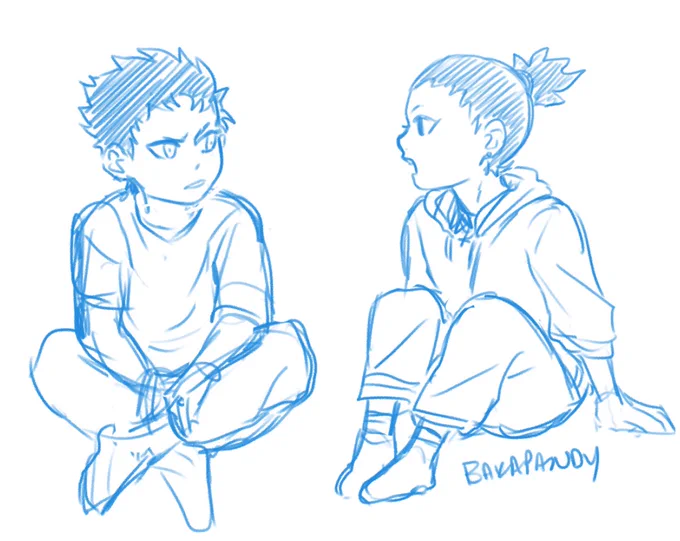 [Junior High AU]
doodles more babie cousins 