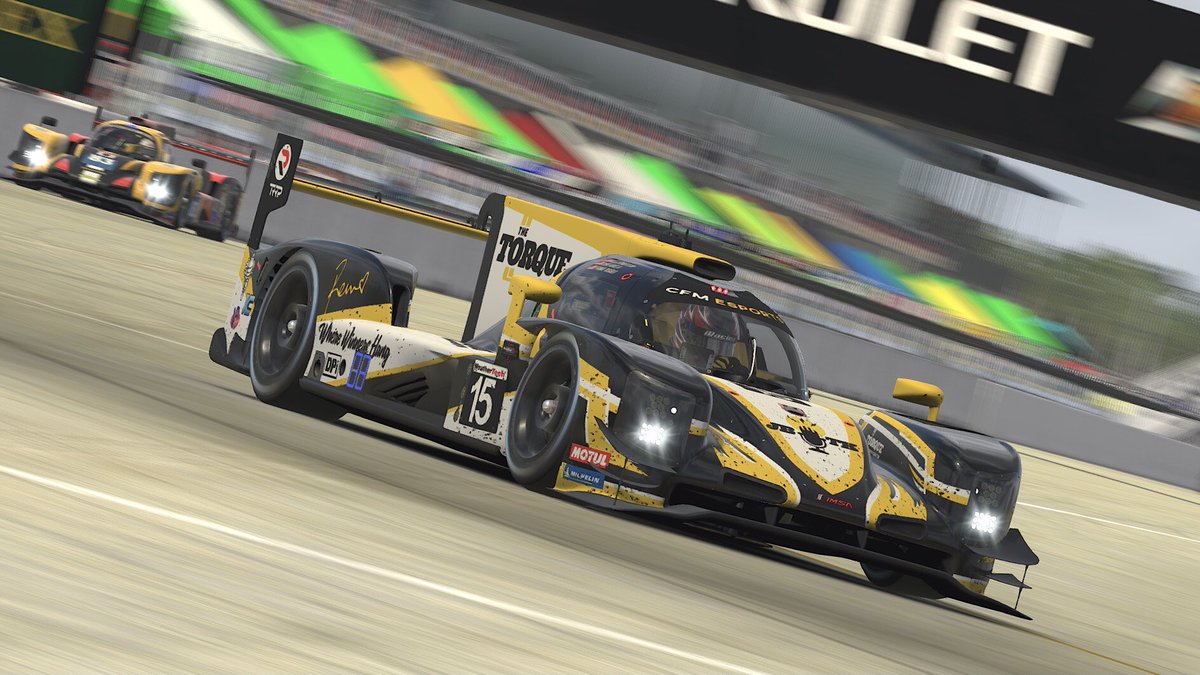cfm_esports's tweet photo. ๐ 2 Hour Update - Team 15:
@ChrisAureIio still in his quadruple stint, Running P3 with multiple strategies on track. Pace is great though, 9 Hours and 50 Minutes to go!
#CFMeSports #Team15 #TorqueShow #IMSA #eSports #SimRacing #Racing https://t.co/diJSWJQAPz