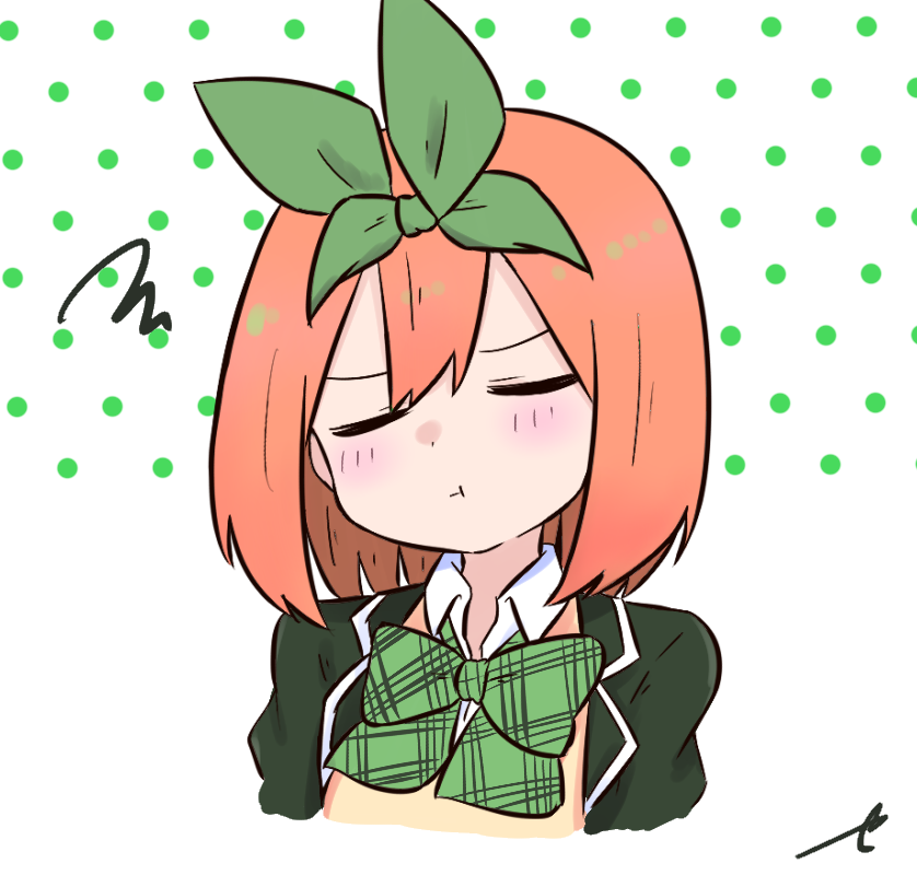 中野四葉 「つーん 」|とりまる御池のイラスト