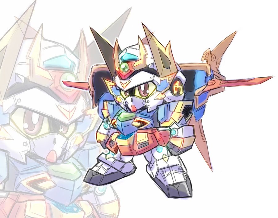 #私が描くとこうなる
とりあえず武者にするマン!
Gセルフは天零風になるし、ビルドストライクはからくり一門風から三烈神風にパワーアップする 
