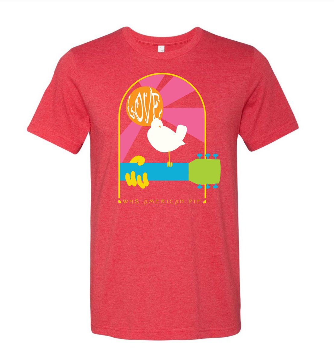 Available for pre-order at the Rock Shop now! Get your American Pie 2021 T-shirt! Retro style to represent the 2021 American Pie theme "All You Need is Love."

whsrockshop.org/product-page/2…

Tickets will go on sale for the show this week. More info to come soon!