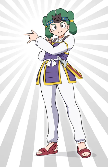 お題:「元気な姿」「セーラームーンのポーズ」キャラは自由なのですが、コボさんが配信でちょろっと例えで言ったキャラにしました#ワンドロボイ祭り 