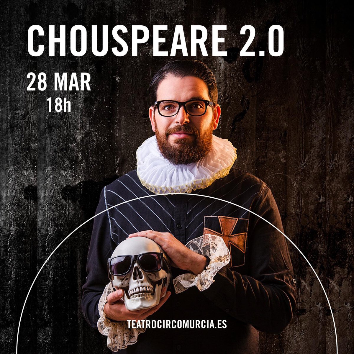 🚨📣¡¡ÚLTIMAS ENTRADAS!! 🚨🚨📣 Mañana Domingo 28 a las 18:00 horas 💀❤️🤩
<a href="/teatrocircomur/">Teatro Circo Murcia</a> <a href="/CulturaMurcia/">Cultura de Murcia</a> <a href="/MeEncantaMurcia/">Me Encanta Murcia</a> <a href="/GenteDMurcia/">Gente de Murcia</a> <a href="/CmonMurcia/">C'mon Murcia</a> <a href="/SER_Murcia/">SER Murcia</a> <a href="/tomurcia/">Eventos en Murcia</a> <a href="/GuiaGOMurcia/">Guía del Ocio GO Murcia</a> 
#teatro #monólogos #comedia #ocio #murcia #humor #Chouspeare 

teatrocircomurcia.es/programacion/c…