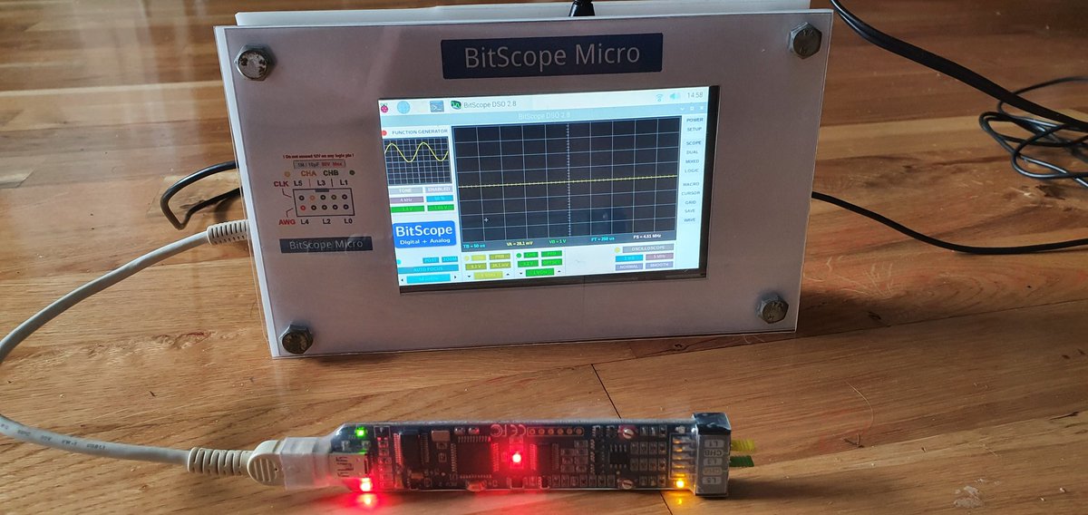 n00dles101's tweet image. That&apos;s a bit better #raspberrypi #bitscope #maker