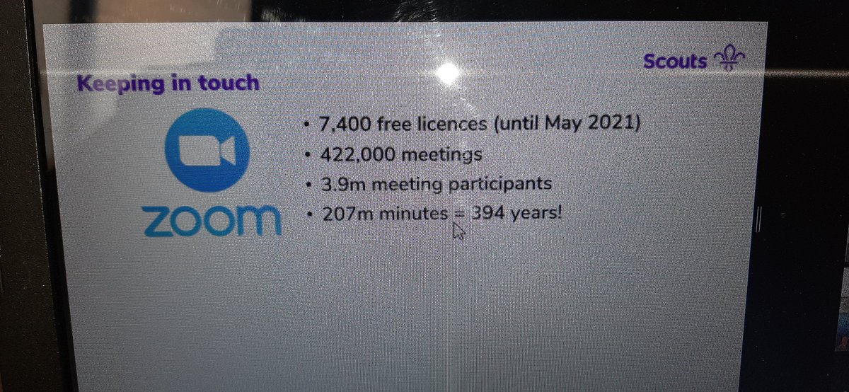 Kristofor_scout's tweet photo. What an inspirational presentation from our very own @TimothyKidd. I cant belive how much time we have spent on zoom as @UKScouting wow! https://t.co/2JUatUsNrk