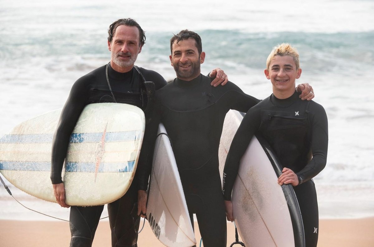 ringleader1010's tweet photo. #AndrewLincoln #CameronBloom #NoahBloom 🏄♂️
Source: cambloom IG https://t.co/h1pdAbChR9