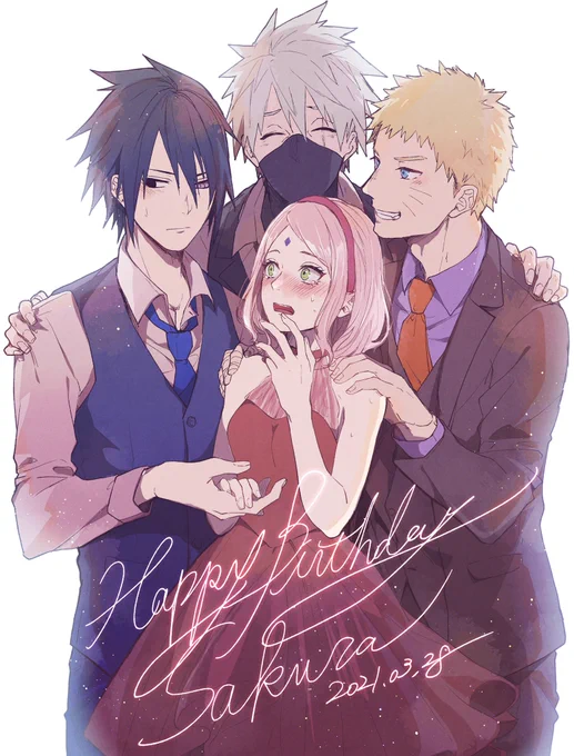 サクラちゃんおめでとう!!!!!ラブ!!!!
 #春野サクラ生誕祭2021 