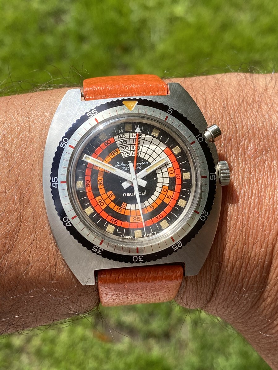 vwcweb1's tweet photo. By https://t.co/IdWNfpbdeM
Jules Jurgensen
Vintage 1970s "Nautical" Alarm Colourful Dial
More Info: https://t.co/FmKSZKTPJQ
#vwcweb #vintagewatches #vintage #watches #watch #julerjurgensen https://t.co/cwqf31v2GU