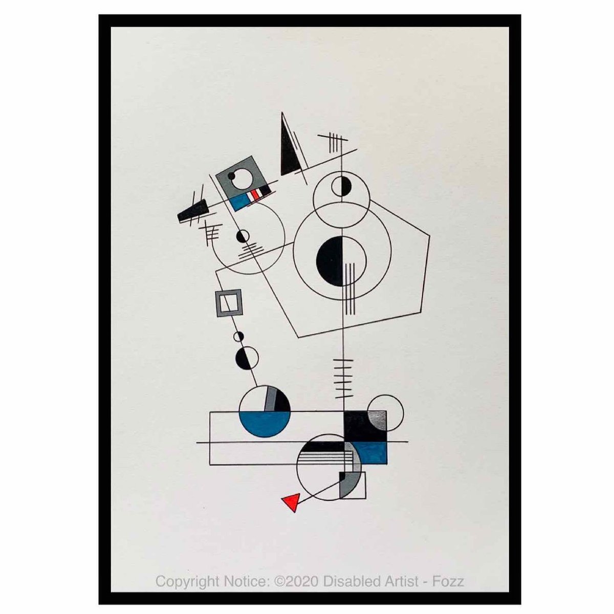 ArtistDisabled's tweet photo. One for the weekend (again) 👍

Stay safe and well everyone 😊 

#geometryart #disabledartist #ukartist #lutonartist #bauhausart #geometricart #geometricabstraction #lutonarts #lutonartwork #bedfordshireart #bedfordshireartist https://t.co/zF6gfbdxJy