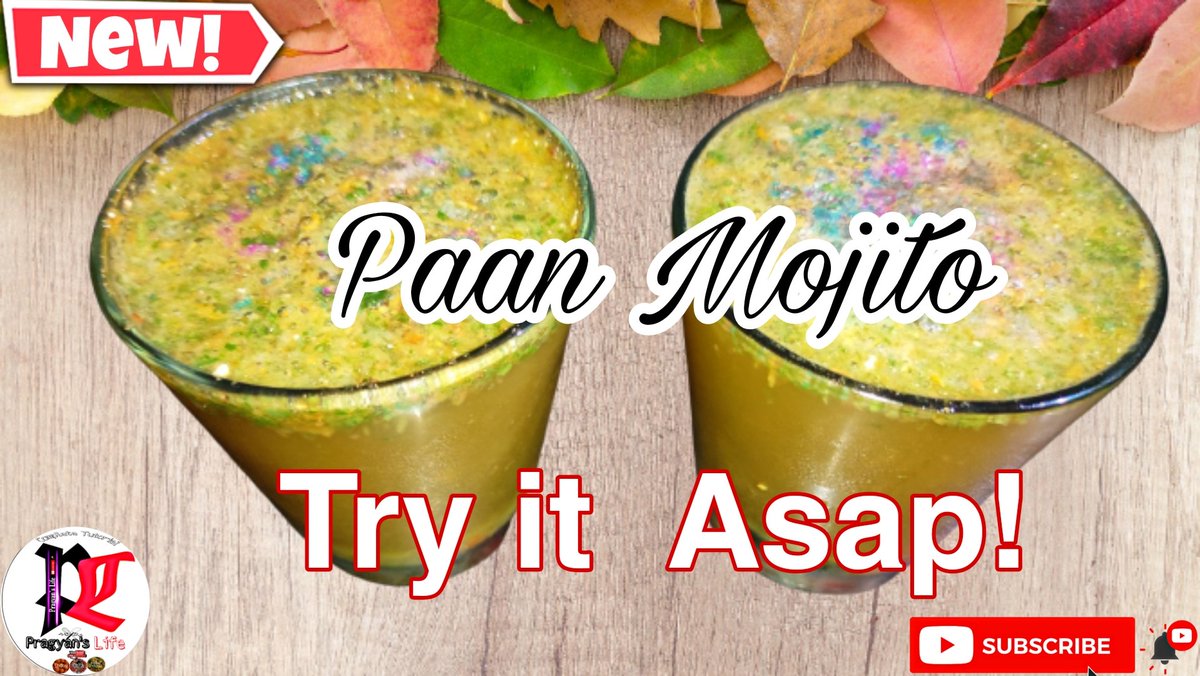 PragyansLife's tweet photo. My new Holi special refreshing drink paan mojito... please try it & comment me on https://t.co/5VEJrcAKMR is in below
https://t.co/HZyArgukNb
#Holi_special
#pann_mojito
#Refreshing_drinks https://t.co/hEvteSIINr