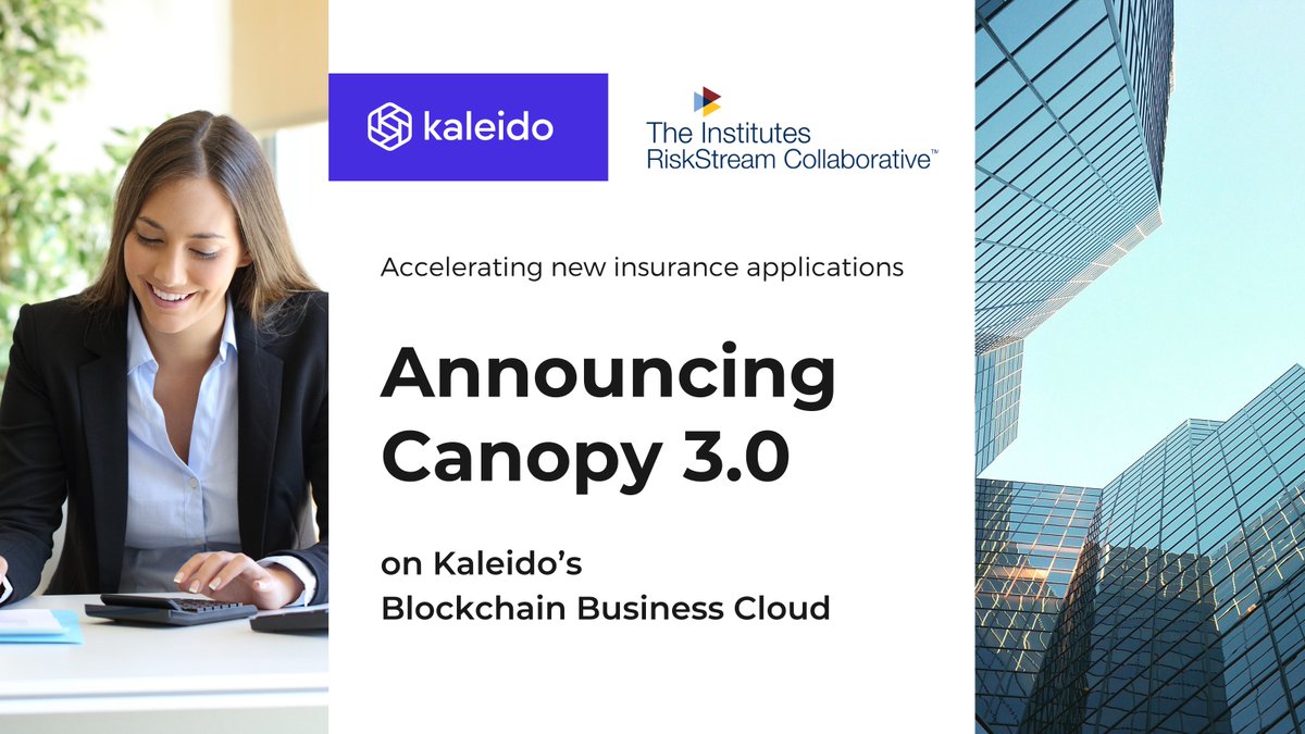 Kaleido_io's tweet photo. Last week, @The_Institutes #RiskStreamCollaborative announced Canopy 3.0, built on #Kaleido, to expand #RiskStream's #insurance member capabilities.
Hear more from The Institutes President, Christopher McDaniels, via @InsureBlock: https://t.co/9Dc4RvE5qP https://t.co/EPB5meKAHt