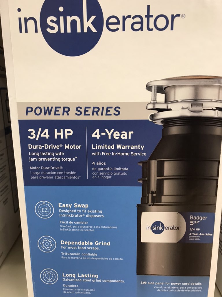 ShawnEHunter's tweet photo. Have to love that even garbage disposal manufacturers see the importance of #ClimateAction  Well done @InSinkErator https://t.co/iu0Atj20dm