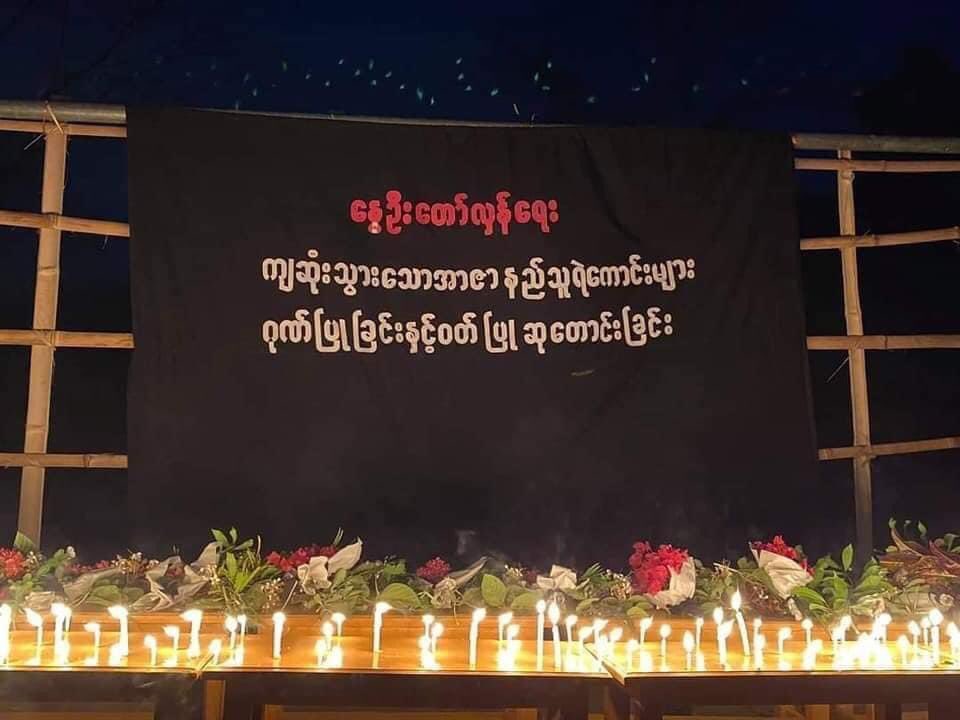 Nan Su Mon Aung(Hsu Mon Phoo Phoo) (@nansumonaung) on Twitter photo Shameless level infinity.
Junta enjoying a gala dinner while innocent civilians are being killed. Their dinner was filled with laughters while we are grieving for the fallen. What world are we living in ? <a href="/aapp_burma/">AAPP (Burma)</a> <a href="/SAdamsR2P/">Simon Adams</a> <a href="/poppymcp/">Poppy McPherson</a>
#WhatsHappeningInMyanmar
#Mar27Coup Shameless level infinity.
Junta enjoying a gala dinner while innocent civilians are being killed. Their dinner was filled with laughters while we are grieving for the fallen. What world are we living in ? <a href="/aapp_burma/">AAPP (Burma)</a> <a href="/SAdamsR2P/">Simon Adams</a> <a href="/poppymcp/">Poppy McPherson</a>
#WhatsHappeningInMyanmar
#Mar27Coup