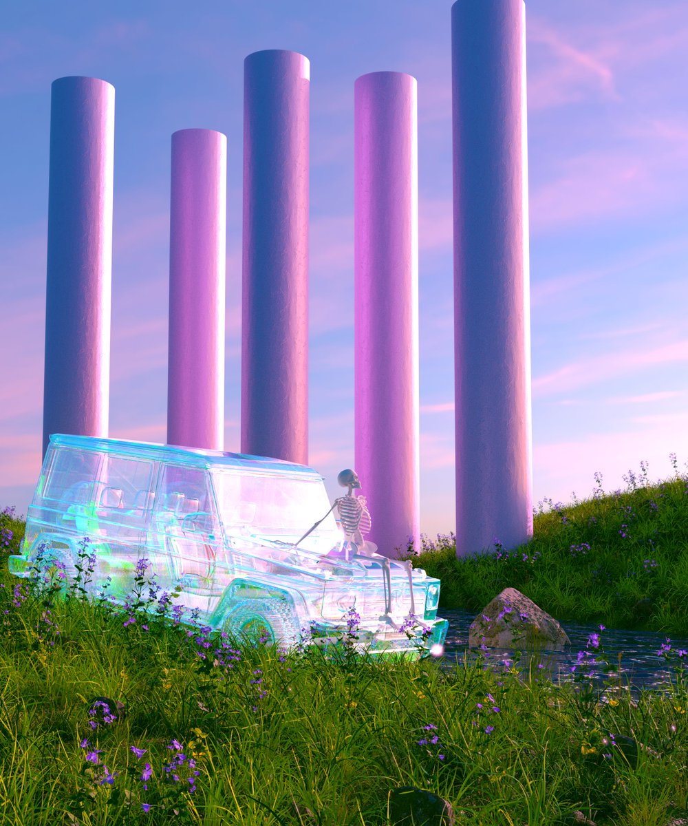vad_jpg's tweet photo. Pillars 

Lately I've been taking long drives to clear my head
Things can be do daunting in this art world but luckily there are healthier ways to deal with it...
#digitalart #3dart #aesthetic #blender #nftcommunity https://t.co/wFZWIUT2QO