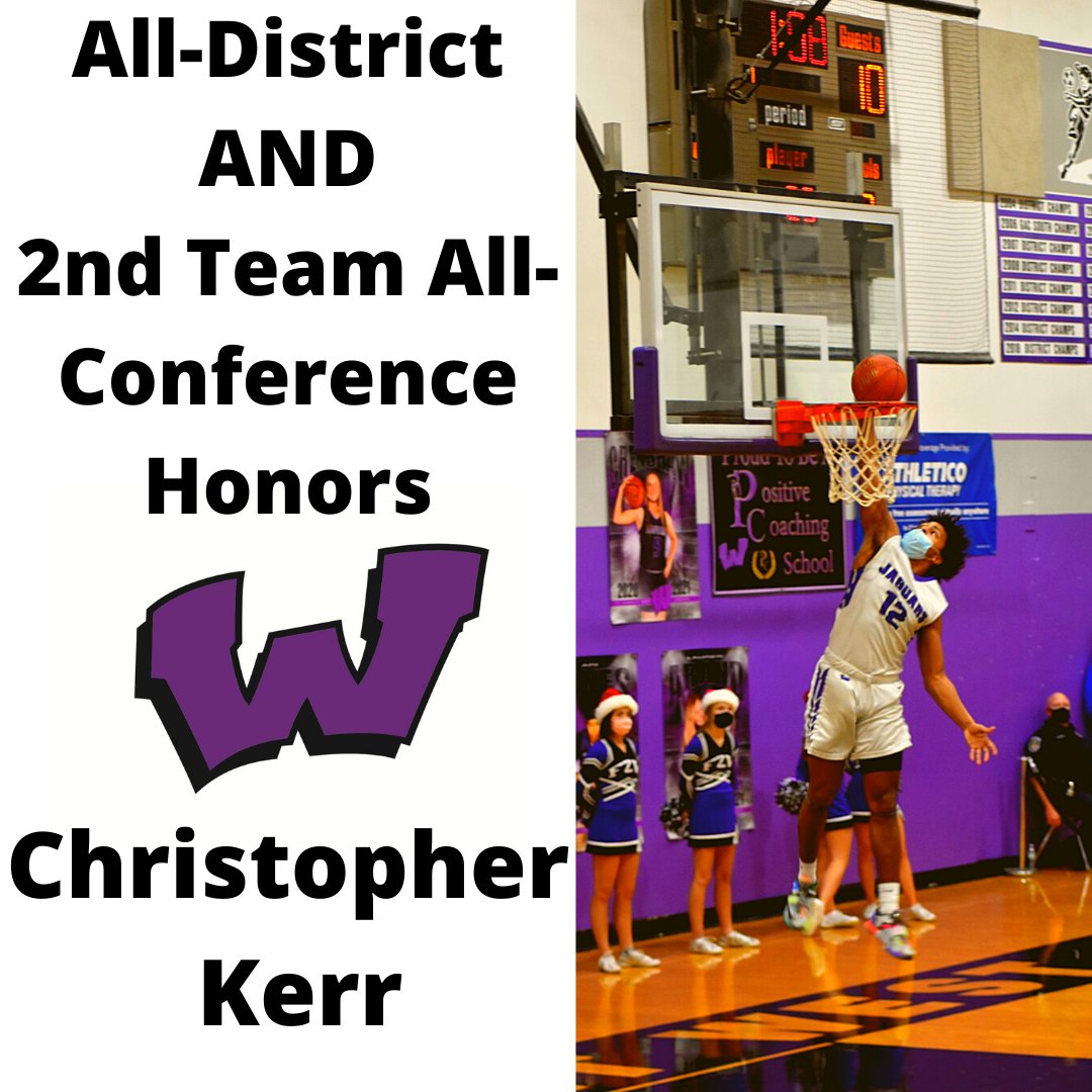 Congrats to our guy <a href="/chris_kerr2/">Christopher Kerr</a> for earning All-District and 2nd Team All-Conference Honors! #BeThere