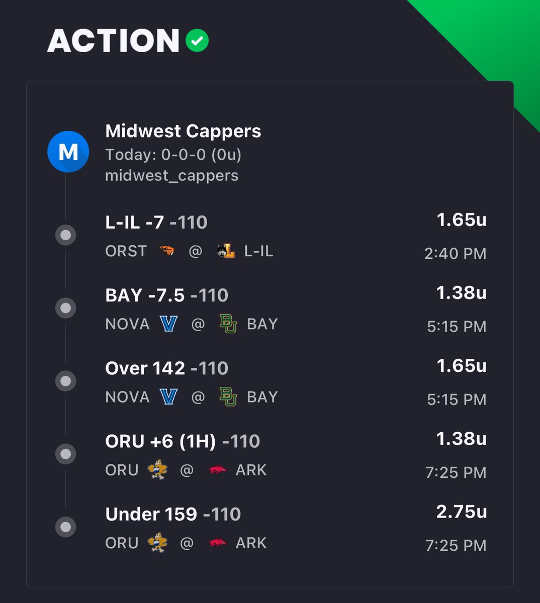 A few followers short of 1k! Let’s have a huge day and hit another milestone 🔥 

Check out my Action picks for today! myaction.app/w3aqFuepUdb