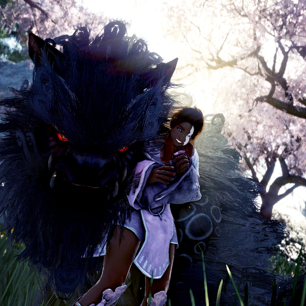 nyrosch's tweet photo. 🌸Cherry Blossoms and Friendship🌸 
After I level her to 56, I needed some relaxing time.
So I took some screenies ^^ 
EU/Seaforest
#BDORemastered #BlackDesert #BlackDesertOnline #BDO  #BDOSS  #BDOMemories #BDOScreenshot #Tamer #cherryblossom @NewsBlackDesert https://t.co/KrjmcDSlSK